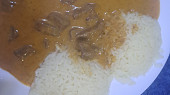 Vepřová játra ve smetanové omáčce s lesními houbami