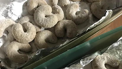 Mandlové rohlíčky (výborné)