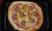 Výborná domácí pizza (Upečená Pizza)