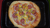 Výborná domácí pizza (Upečená Pizza)