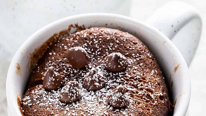 Kakaový mug Cake