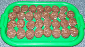 Kakaová kolečka s čokoládovo-koňakovým krémem