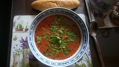 Dršťková polévka z hlívy