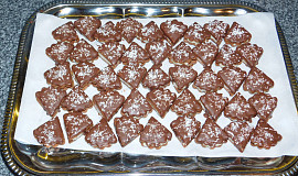 Čokoládové hvězdičky s kokosovou náplní