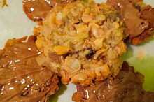 Místo hladké mouky jsem dala rýžovou, aby byly bezlepkové. Bezva recept.