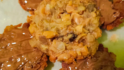 Marokánky, Místo hladké mouky jsem dala rýžovou, aby byly bezlepkové. Bezva recept.