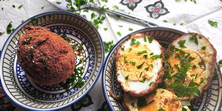 Vejce na "arabský" způsob (kořeněná vejce)