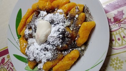 Dýňovo-bramborové šišky s mákem