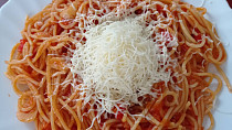 Špagety pomodoro podle KATKY