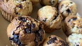 Čokoládovo-banánové muffiny
