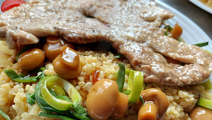 Vepřové scallopini se sterilovanými žampiony, Vepřové scallopini se sterilovanými žampiony