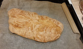 Domácí chléb bez domácí pekárny (Chléb z polohrubé mouky. Je potřeba přidat trochu víc droždí.)