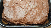 Pařížský dort / řezy, a navrch čokoládová pěna