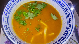 Thajská dýňová polévka