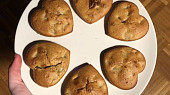 Čokoládovo-banánové muffiny