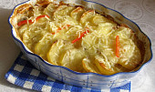 Gratinované brambory s česnekem