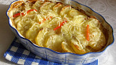 Gratinované brambory s česnekem