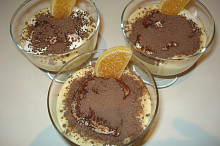 Citronový krém s vaječným koňakem. Velmi dobrý osvěžující desert.