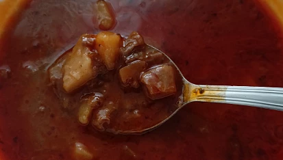 Dršťková polévka z hlívy ústřičné