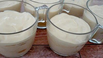 Karamelové krémové poháry