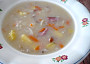 Selská uzená polévka se zeleninou a kroupami