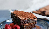 Brownies z hořké čokolády