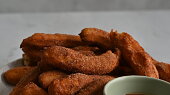 Churros s čokoládovou omáčkou