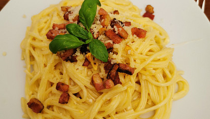 Špagety à la carbonara