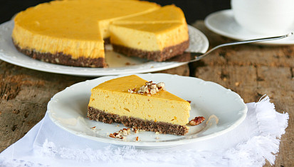 Dýňový cheesecake podle Pavla Berkyho, Ilustrační fotografie