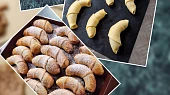 Nekynuté svatomartinské rohlíčky s ořechovou náplní