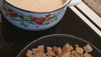 Krémová česnečka
