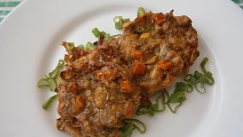 Kuřecí placičky se zeleninou z horkovzdušné fritézy