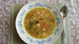 Zeleninová polévka vařená opačně