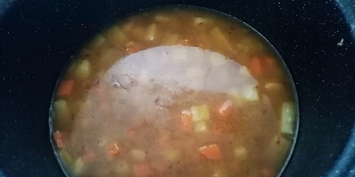 Čočková polévka ze zbylé čočky se smetanou