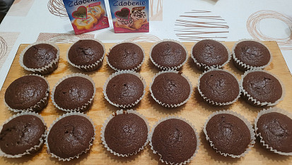 Muffiny s kousky čokolády