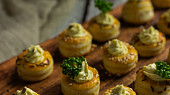 Amuse-bouche z listového těsta