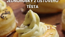 Amuse-bouche z listového těsta