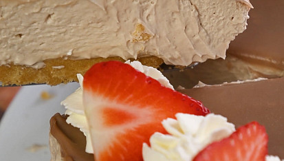 Kinder cheesecake