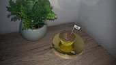 Kávové cupcake s čokoládovým krémem