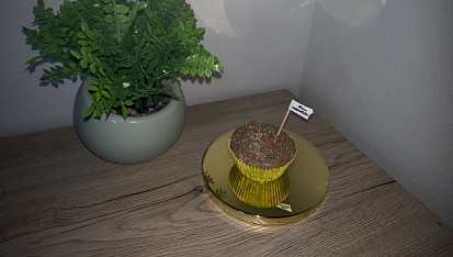 Kávové cupcake s čokoládovým krémem