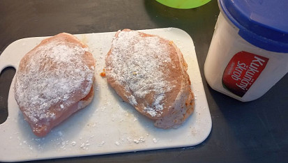 Vepřové kapsy plněné masovou směsí