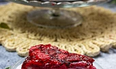 Malinový cheesecake s bílou čokoládou