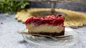 Malinový cheesecake s bílou čokoládou