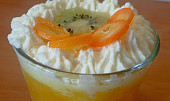 Pohárek s mangovo - kumqatovým želé a citrónovým mascarpone krémem (Pohárek s mango- kumqatovým želé a citronovým krémem)