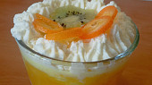 Pohárek s mangovo - kumqatovým želé a citrónovým mascarpone krémem (Pohárek s mango- kumqatovým želé a citronovým krémem)