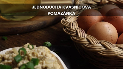 Jednoduchá kvasnicová pomazánka
