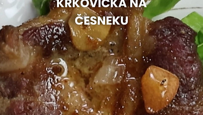Krkovička na česneku