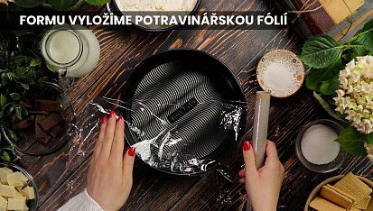 Nepečené čokoládové řezy s tvarohem