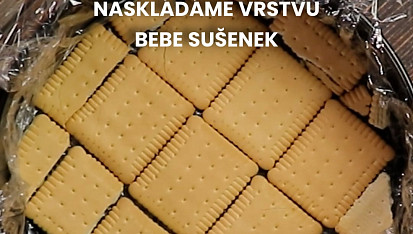 Nepečené čokoládové řezy s tvarohem
