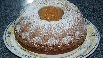Ořechová top bábovka ("ořecháda")